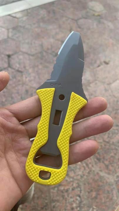 户外潜水逃生隔绳装备 国产款水域救援刀 支持定制各种颜色和logo