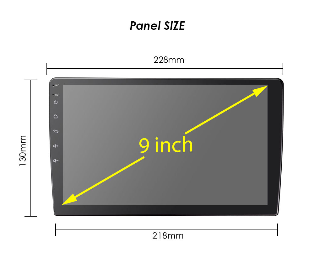 Cross-Border Hot Selling Android Large Screen Navigation 7/9/10-Inch Large Screen a Universal Machine Vehicle Navigation Car GPS Central Control MP5