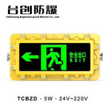 台创tcbzd防爆标志灯安全出口消防疏散应急指示灯铝合金外壳套件