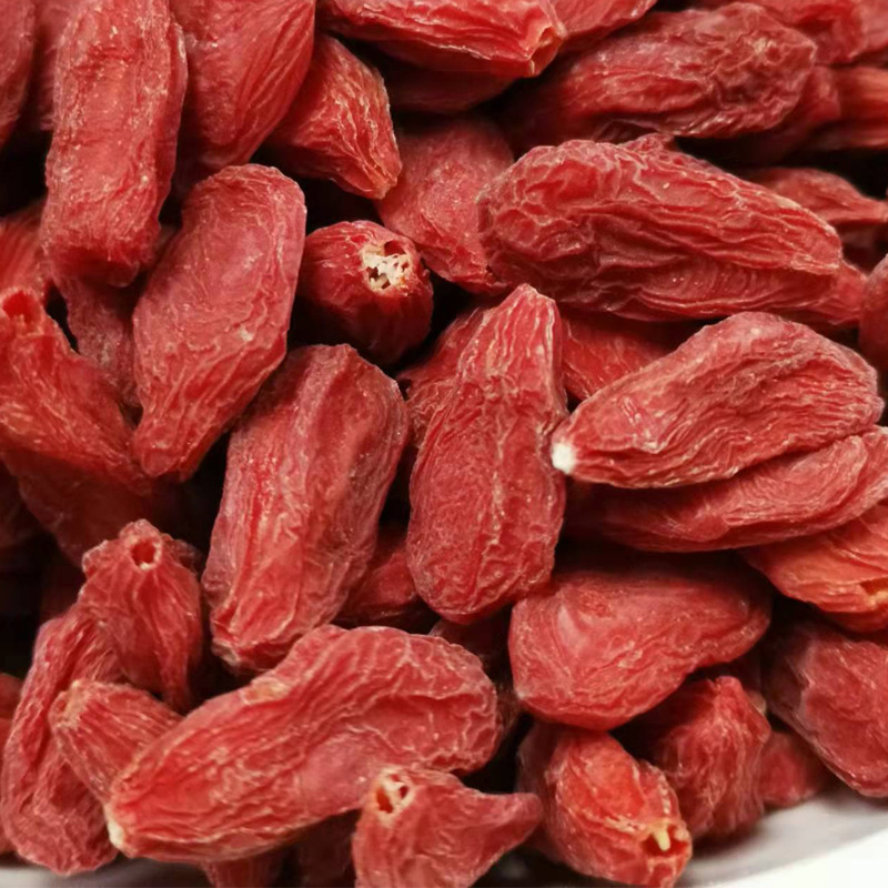 头茬新货一手正宗宁夏红枸杞子批发特大颗粒一件整箱40斤500克