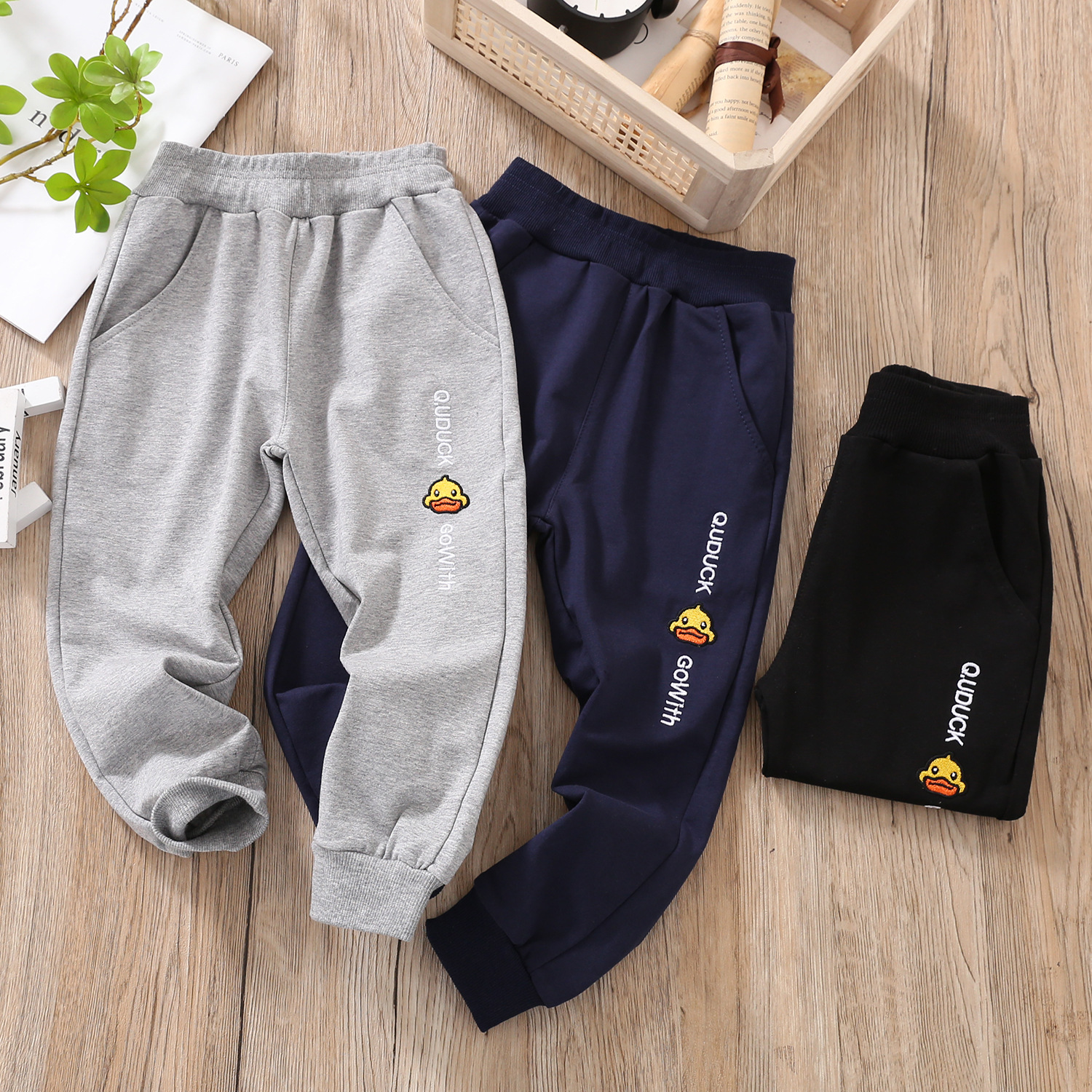 春秋新款 童裤 韩版儿童休闲长裤 中小童童装裤 自产自销