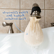跨境2024新品浴缸洗澡水过滤袋免安装便携式家用净水沐浴过滤器