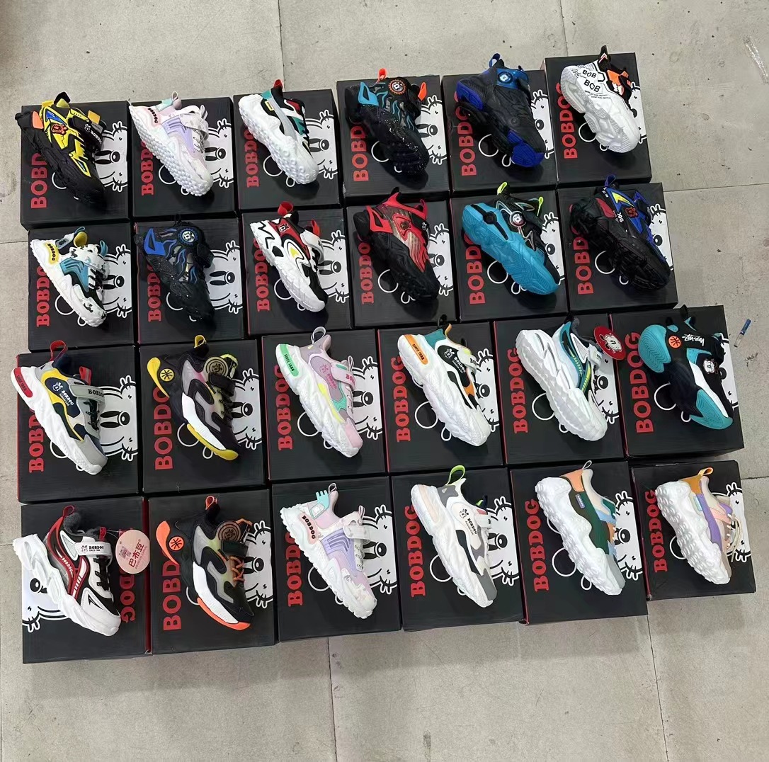 儿童鞋皮面轻便中大童休闲跑步鞋尾货鞋地摊鞋儿童品牌鞋清仓鞋