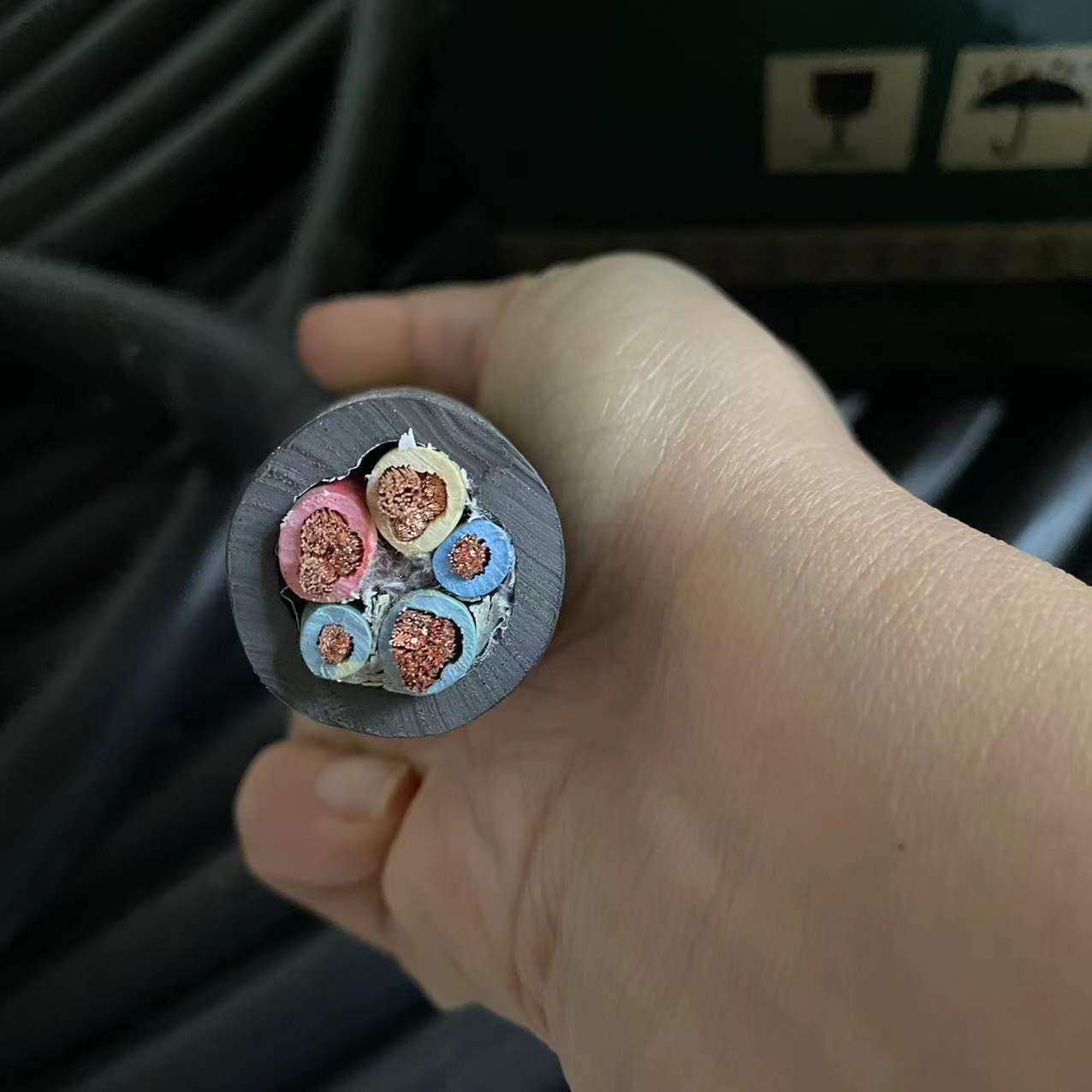 施工升降机塔机配件电梯电缆线 5芯纯铜橡套软电缆yct电线电缆