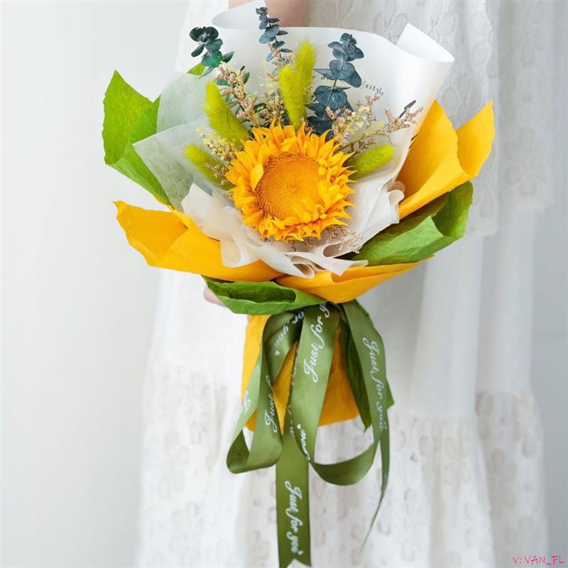 全国秒发源头生产太阳花束花永生手礼花伴送教师节花束手捧花成品