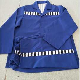 万圣节成人表演囚犯服影视拍戏劳改衣服道具编码印字春秋装马甲