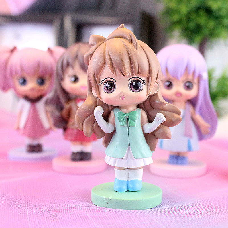 网红正版潮玩蜜糖少女盲盒批发可爱超萌小女孩手办猜猜盒装饰摆件