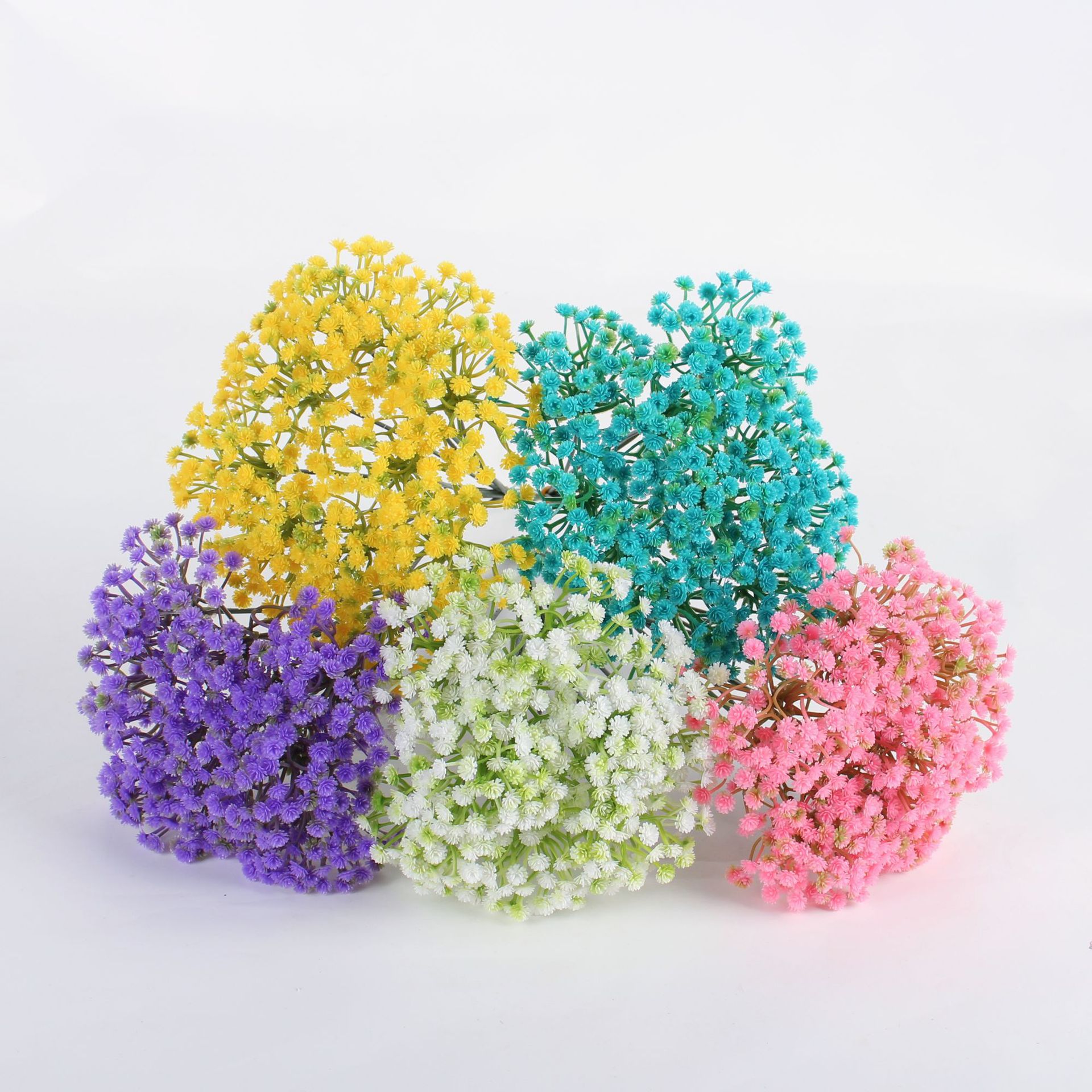 Simulation Single Starry Sky Fake Flower and Plastic Flower Ornaments Wedding Celebration Decoration Bridal Bouquet Starry Sky