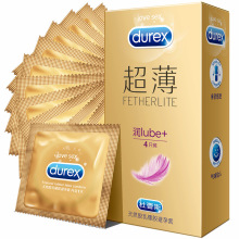 Durex/杜蕾斯倍滑超薄4只装（赠品装）避孕套一件代发批发