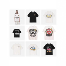 天花板合集  RHUDE 复古标短袖logo 印花短袖T恤