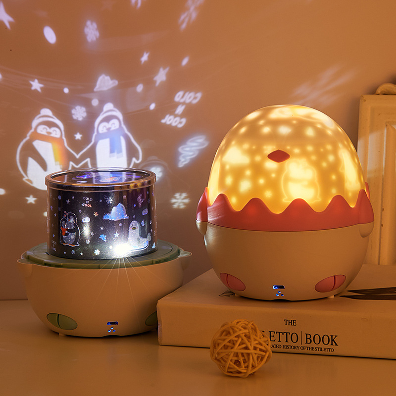 梦幻星空灯投影ubs蓝牙音乐灯led发光小夜灯卡通创意礼品氛围小灯