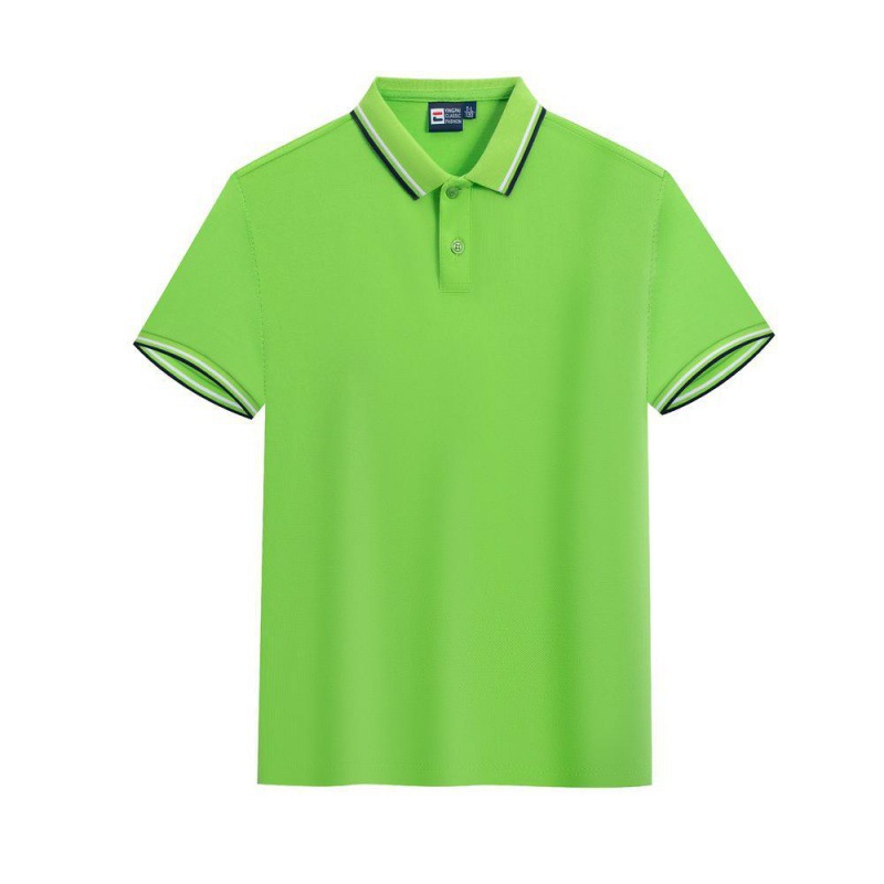Summer Pure Cotton Polo Shirt Short-Sleeved T-shirt Custom Loose Children's Group Business Attire Custom Printed Logo Wholesale