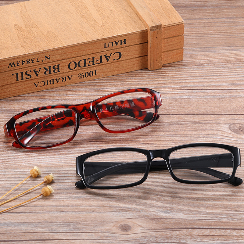 高清跑江湖摆地摊老花镜男女款舒适砸压树脂全框便携眼镜批发