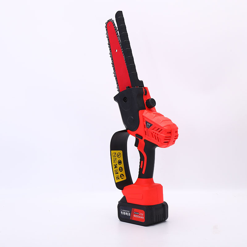 充电式电锯伐木锯砍树家用小型手提链锯电动锯手持迷你8寸电链锯