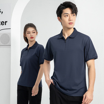 夏季短袖工作服男女套装工装4s店 t恤汽车维修工厂车间劳保服员工