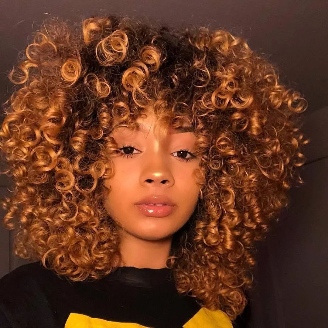 非洲小卷假发女款外贸金色蓬松短卷爆炸头女士短卷发头套厂家批发