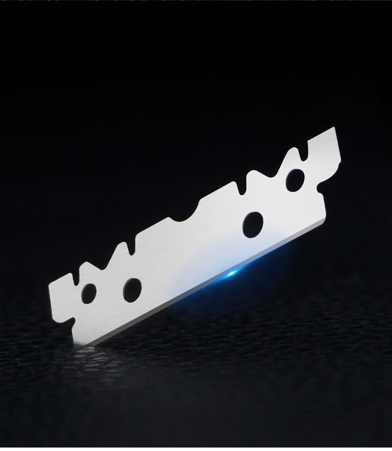 一呆 现货不锈钢剃须刀片 老式剃刀换刀片理发美发工具100片装