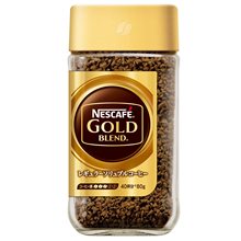 日本进口雀巢Nescafe Gold甄选原味速溶咖啡瓶装冻干咖啡粉80g