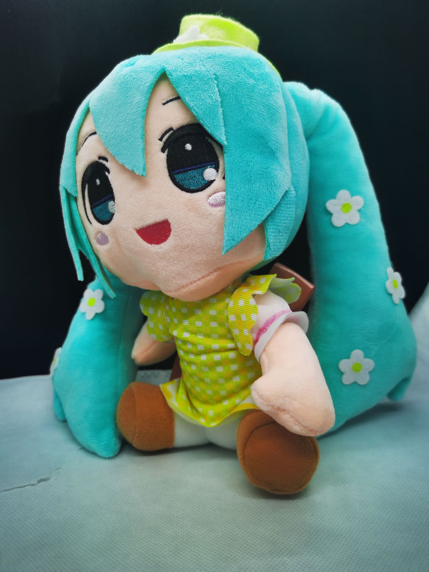 初音未来 女 毛绒公仔 初音太阳花女初音玩偶玩具-阿里巴巴