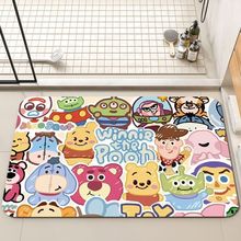 卡通硅藻泥地垫浴室地垫进门家用吸水防滑垫子卫生间门口速干脚垫