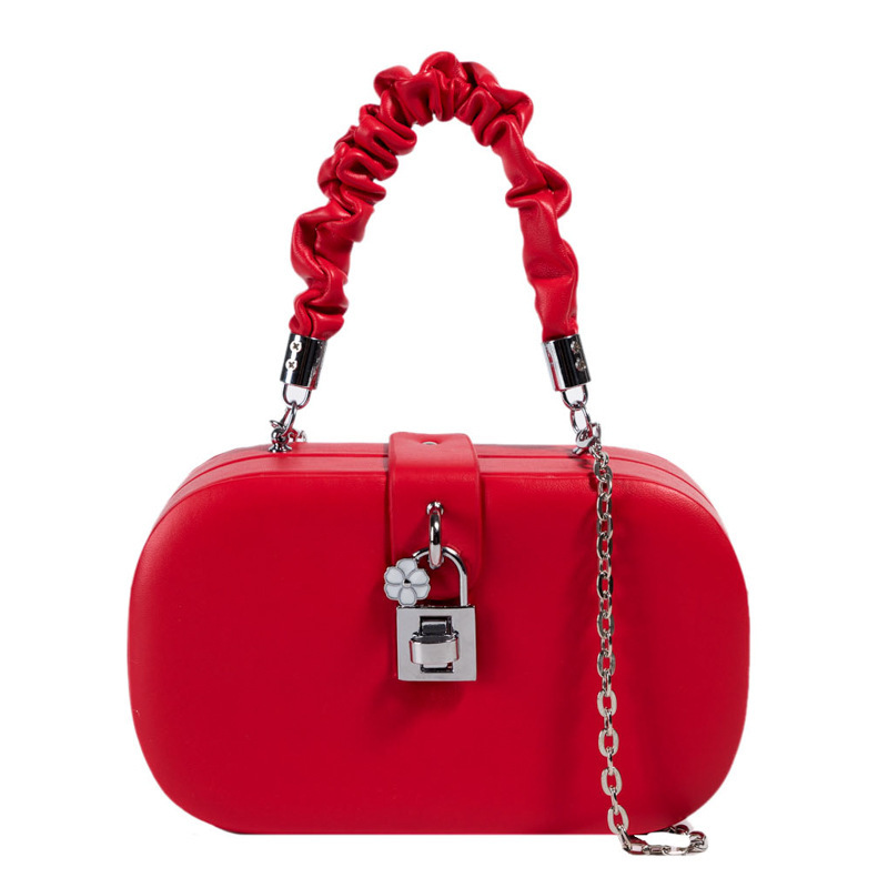 Net Red Ocean Style Square Box Bag Female 2023 New Trendy Fashion Chain Messenger Bag Portable Shoulder Small Square Bag