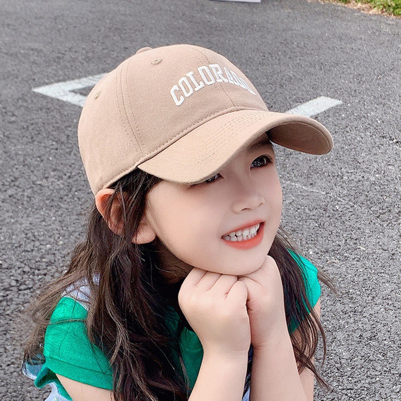 Children's Hat Spring and Autumn Fashion All-Matching Girls' Peaked Cap Fashionable Korean Style Sun-Proof Baseball Cap Boys' Sun Hat Fashion