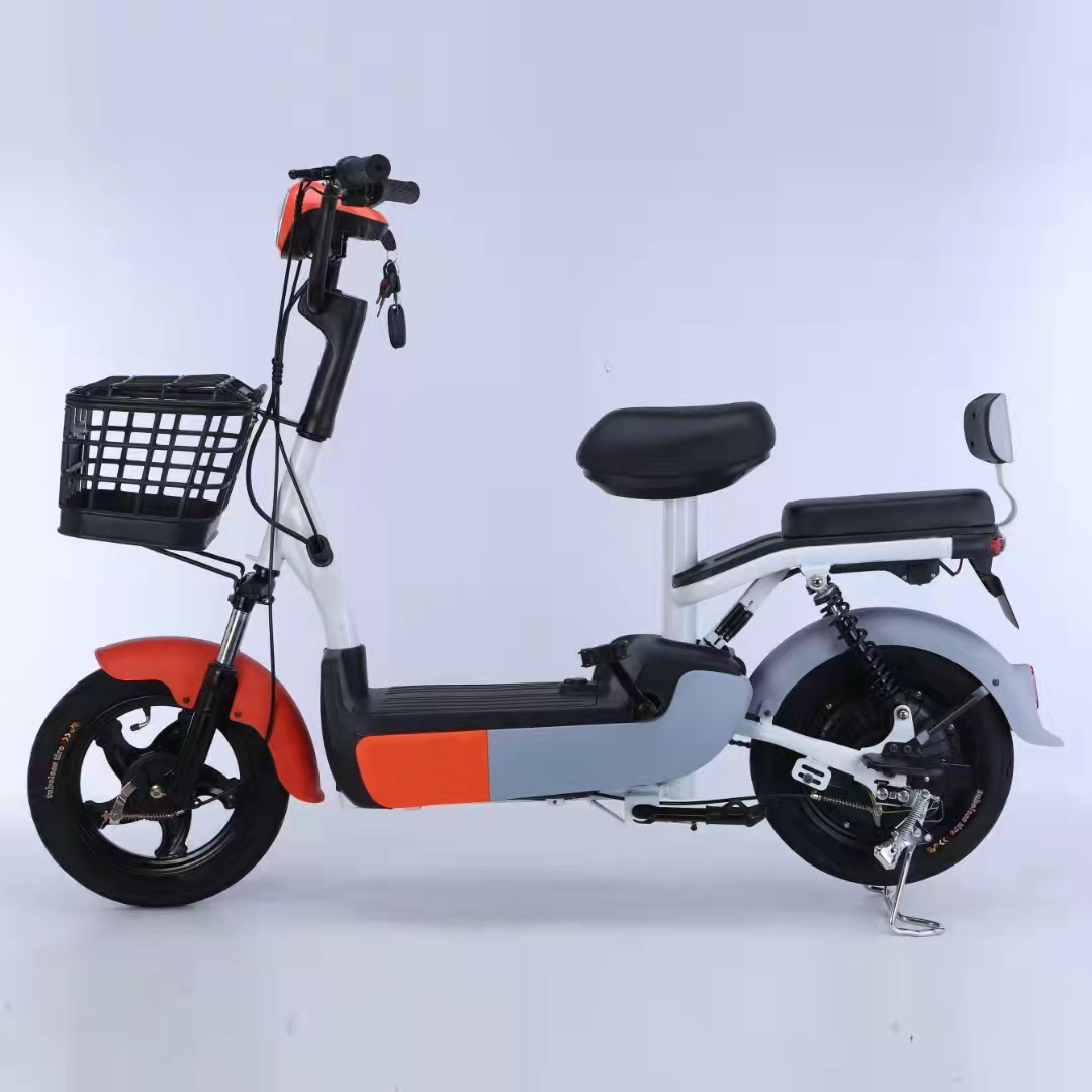 轻便双拼色小型电动自行车买菜外卖男女学生代步上班电瓶车电动车