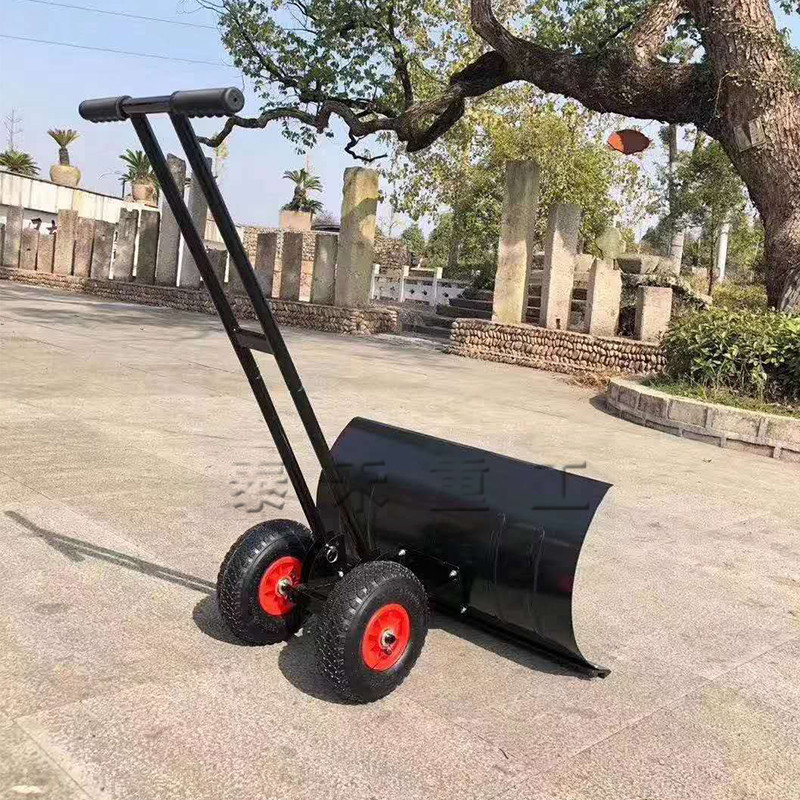 双把手推雪铲 轮式推雪铲 道路清雪铲 小区物业街道厂房用除雪铲