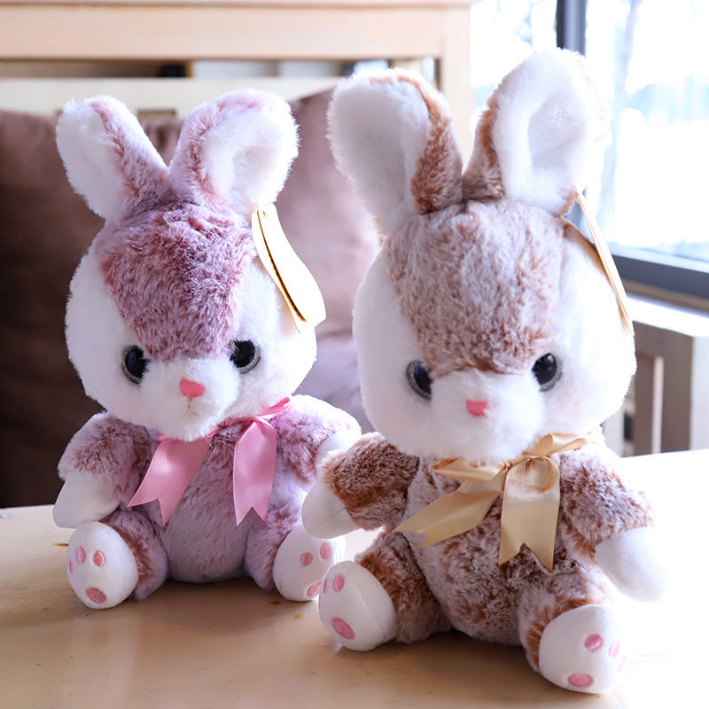 批发可爱小兔子女孩公仔布偶超萌少女心礼物送闺蜜玩偶布娃娃兔兔