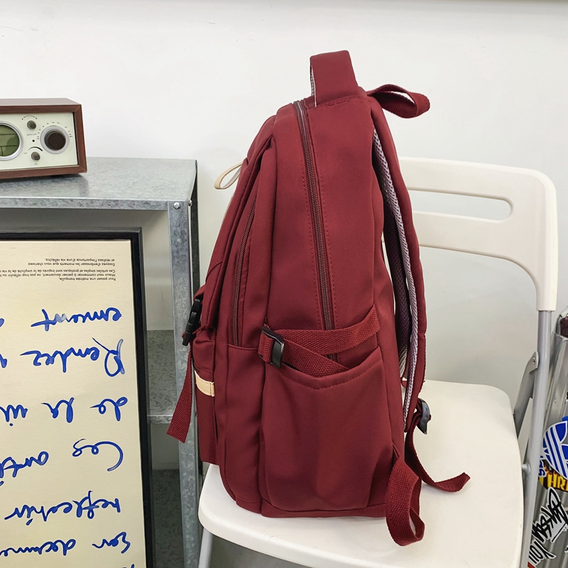 Large Capacity Korean Ins Backpack 2023 New Schoolbag Female Korean High School Student Fashionable All-Match Bag
