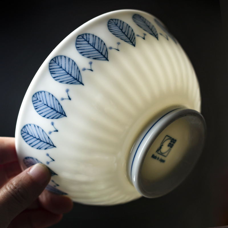 柴田陶器日本进口陶瓷餐具套装组合清新薄荷系列釉下彩高温强化瓷