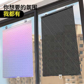 新能源夏季车载自动卷帘车用遮阳挡隔热帘车用侧挡家用自动伸缩帘