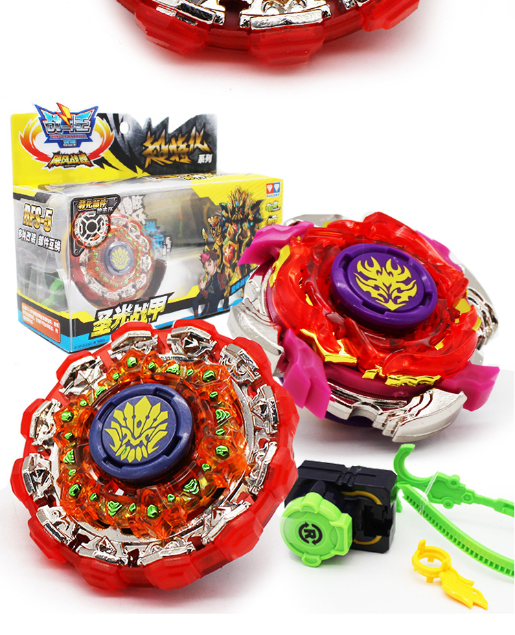 飓风战魂1代战斗王超特化圣光战甲火雷龙棘男孩陀螺玩具