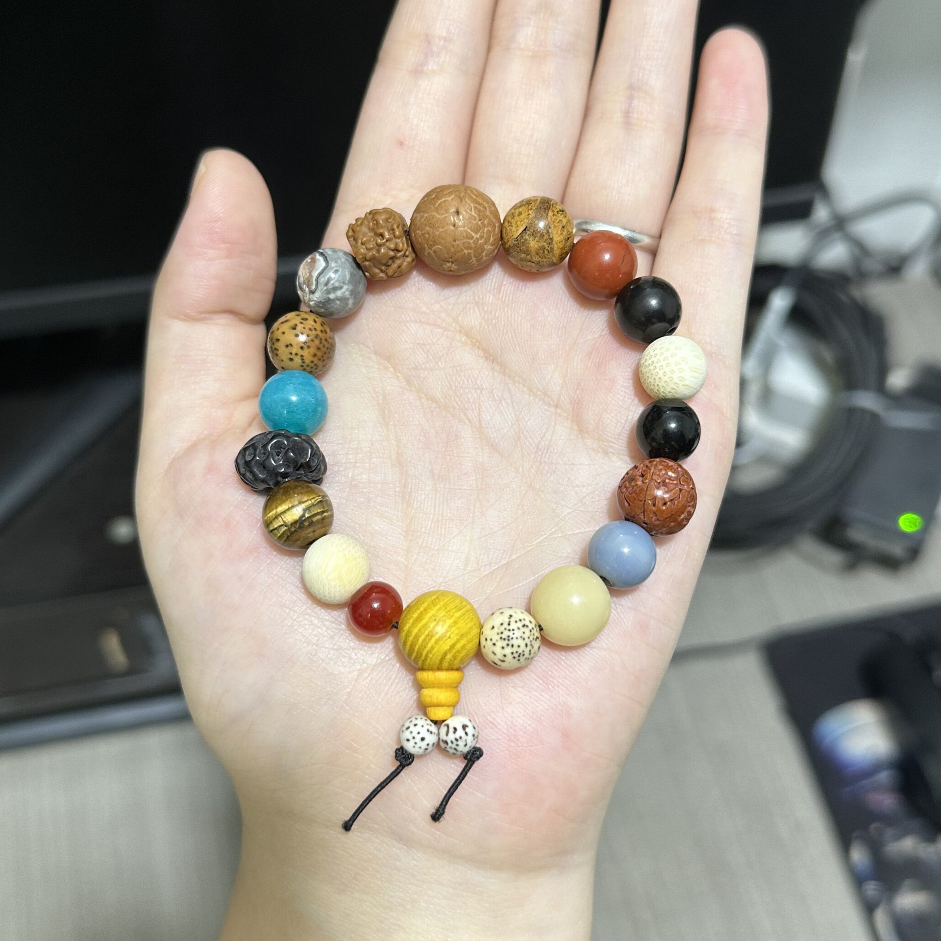 十八籽串多宝菩提子木质文玩杭州十八子手串招财18子手链礼物