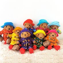 跨境帕丁顿熊3公仔泰迪熊玩偶英国熊毛绒玩具闺蜜衣服可脱娃娃