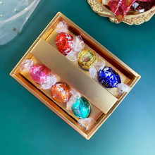 结婚金色透明喜糖盒瑞士莲德芙创意伴手礼网红北欧风巧克力包装盒