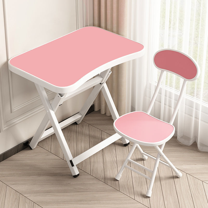 Children's Study Desk Foldable Desk Home Writing Desk Installation-Free Children's Homework Desk and Chair Set