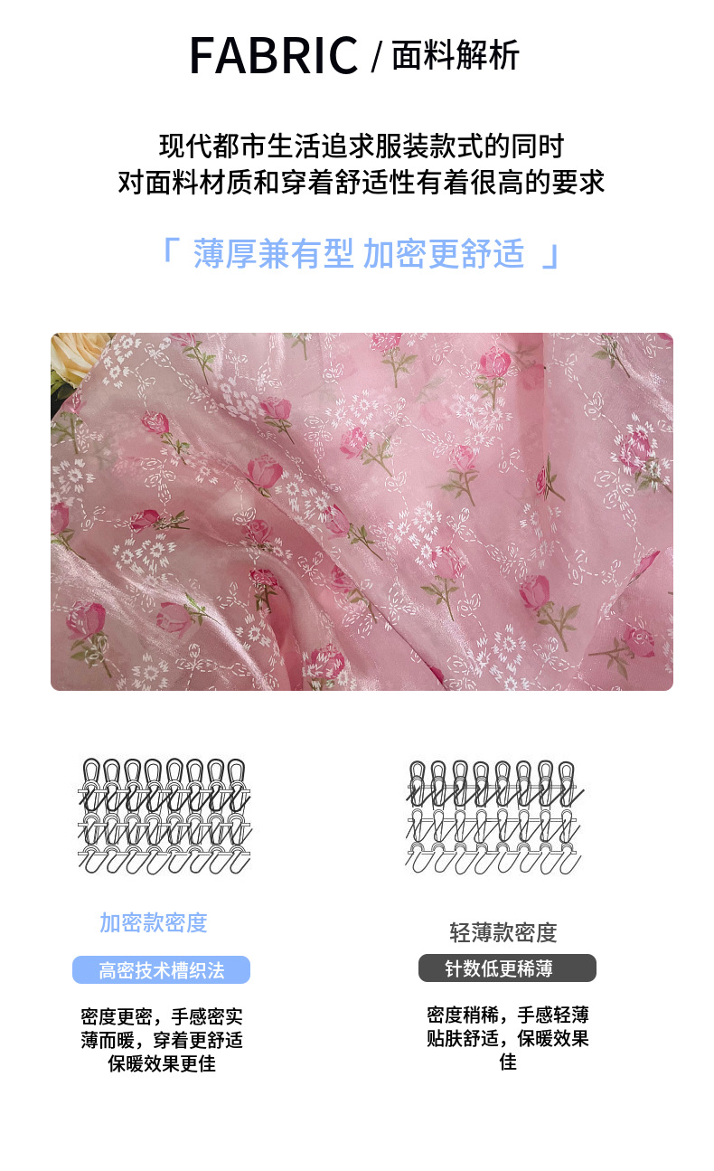 百合缎欧根纱印花面料 亮丝闪光缎面欧根纱玫瑰印花布料 童装软纱详情11