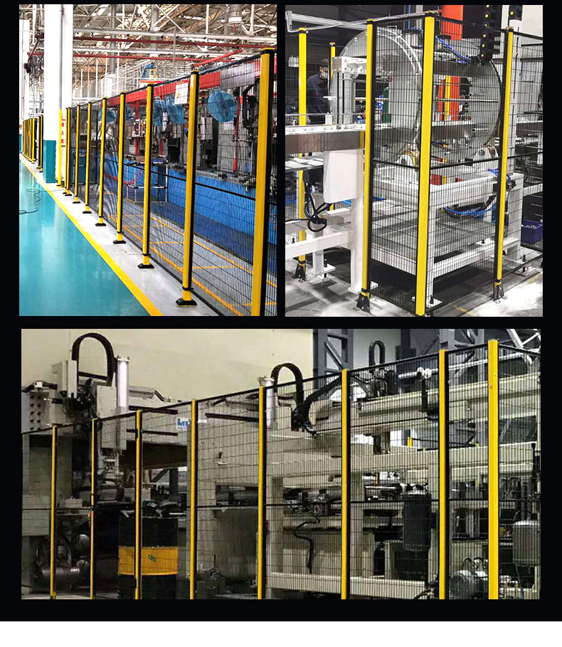 高透明亚克力围栏机械臂防护栏机器人围栏设备护栏车间隔离围栏
