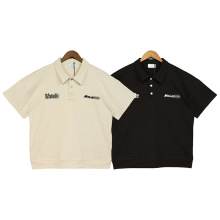 RHUDE x MCLAREN 联名美潮字母logo刺绣运动休闲翻领polo套衫T恤