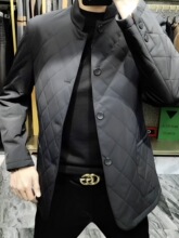 棉服男款2024春季新款小领棉服高级感时尚潮流舒适百搭棉服外套男