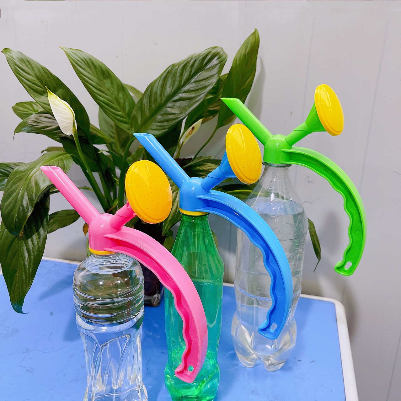 Beverage Bottle Double-Headed Watering Machine Multi-Functional Gardening Watering Device Sprinkler Household Potted Plant Watering Device