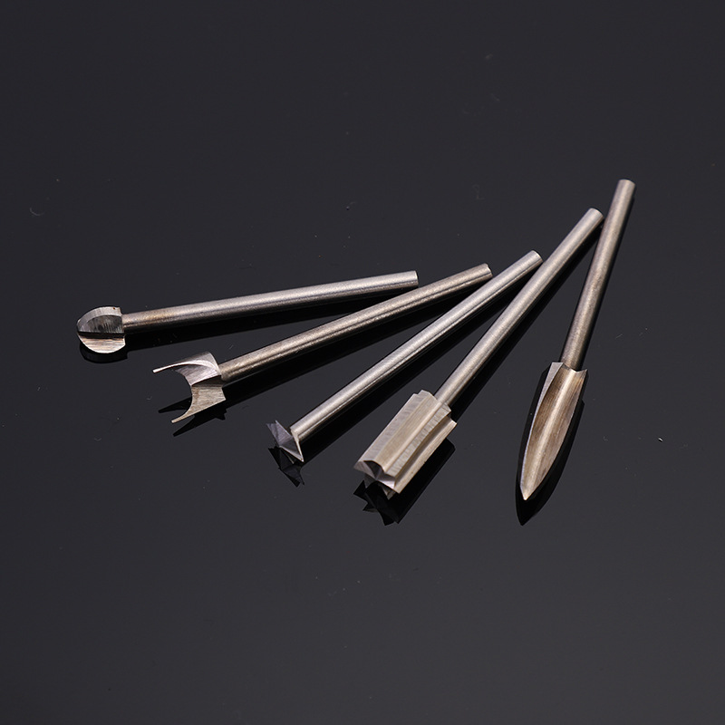 电动木工雕刻刀套装木雕根雕刻工具牙机木刻打磨抛光刀头铣刀钻头