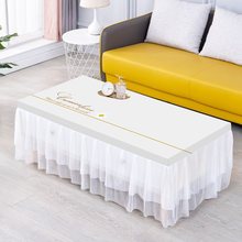 茶几套罩桌布餐桌垫客厅长方形加厚台布蕾丝布艺防滑防尘保护套子