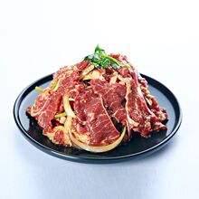 齐齐哈尔烤肉拌肉新鲜生牛肉东北烧烤韩式清真食材g斤半成品