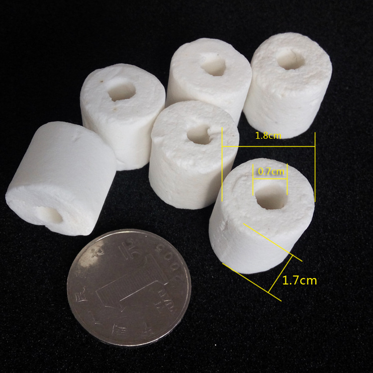 陶瓷环玻璃环生物环细菌屋培菌环水族鱼缸过滤器滤材锦鲤鱼池滤材