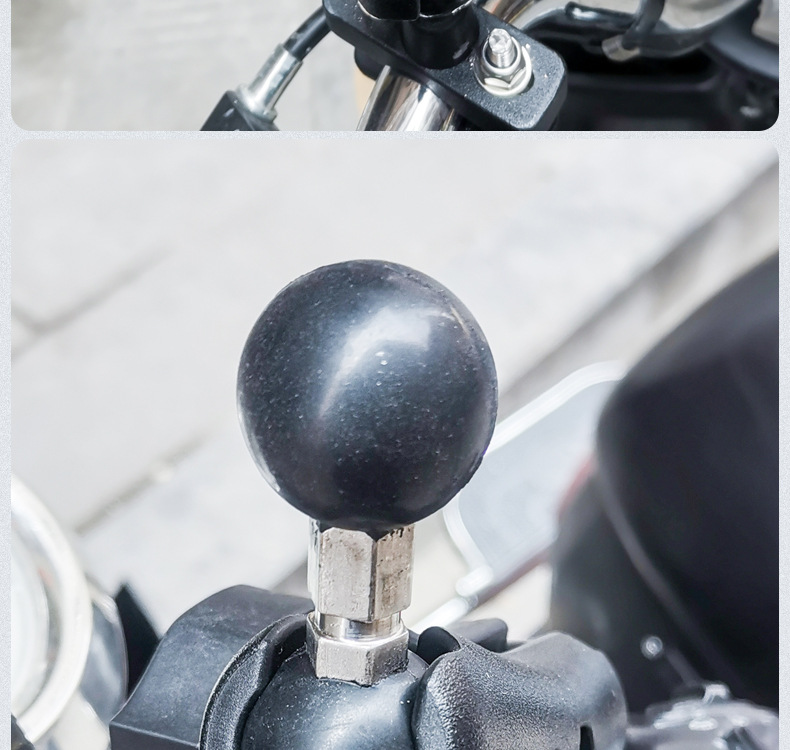 万向双球头配件连杆 连接头25mm直径球 1英寸双球转接头