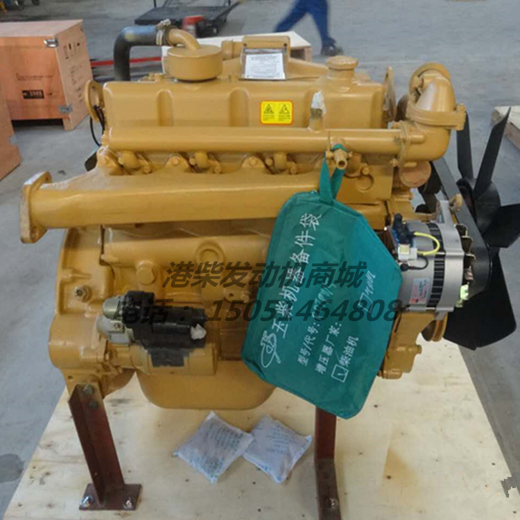 玉柴挖掘机用yc4108g发动机yc4d80-t21柴油机总成