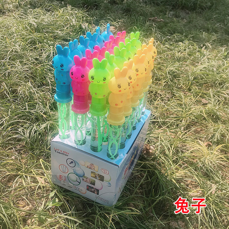 Large Cartoon Bubble Wand Park Bubble Blowing Toys Children's Outdoor Toys Summer Stall Toys Wholesale