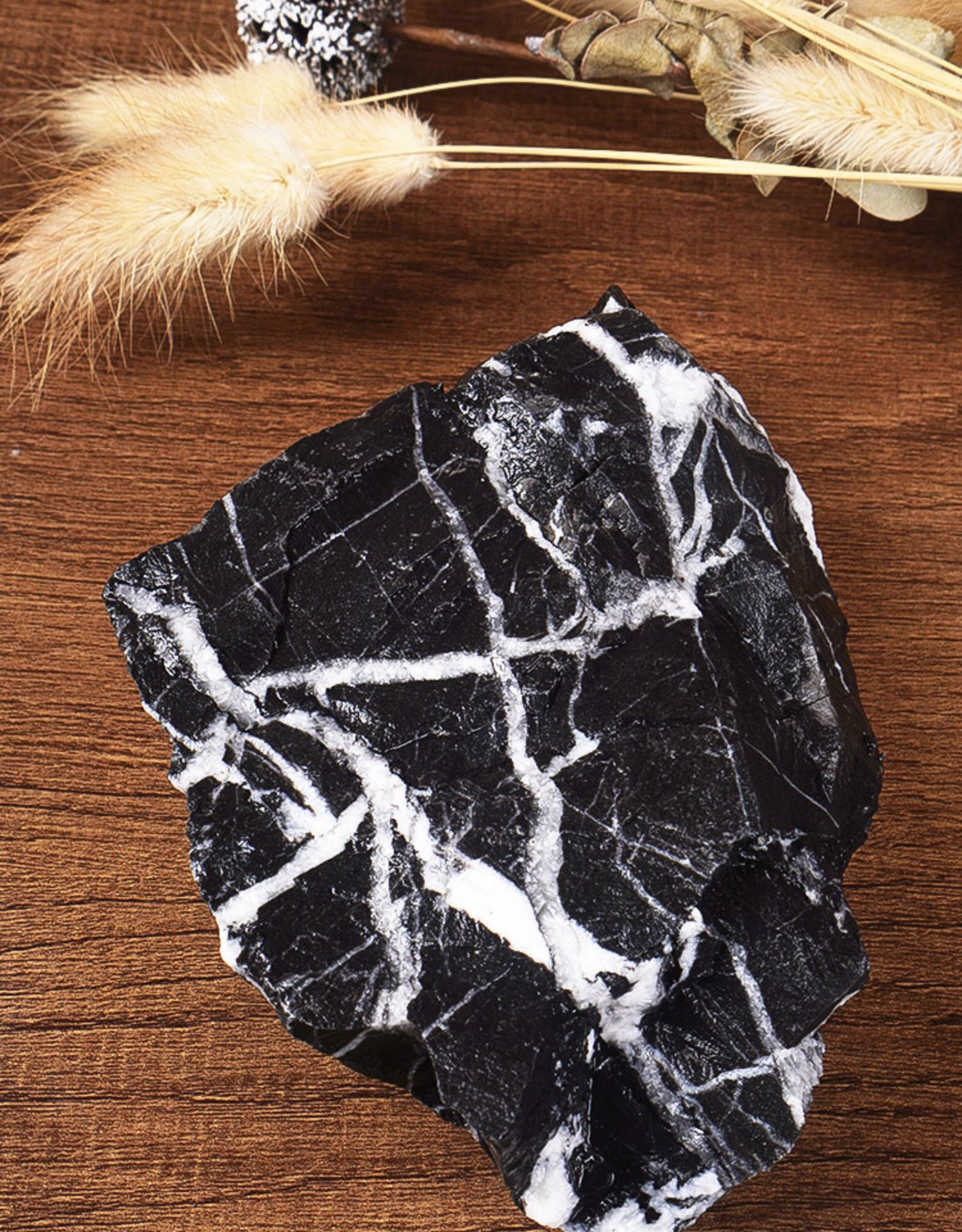 酸洗青龙石鱼缸造景假山造景闪电纹大小块水草水族装饰套餐